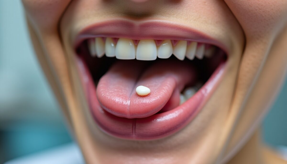 Un bouton blanc sur la langue: causes fréquentes, durée et quand consulter CrownHealth